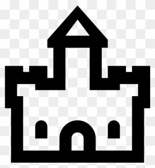 Castle Icon - Icona Castello Png Clipart