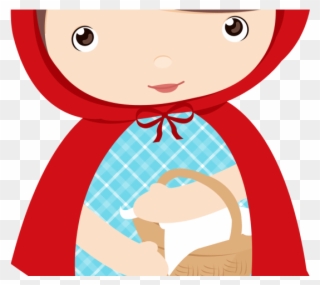 Red Riding Hood Clipart Happy Girl - Little Red Riding Hood Transparent - Png Download