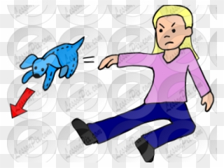 Jump Clipart Toy - No Throwing Toys Clipart - Png Download