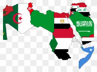 World Map Clipart Earth Map - Saudi Arabia Flag - Png Download