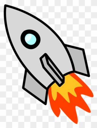 Summer Reading - Rocket Picture For Coloring Clipart