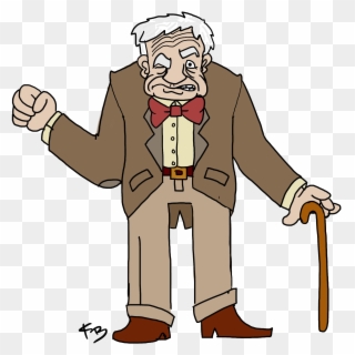 Old Man Transparent - Cartoon Old Man Png Clipart