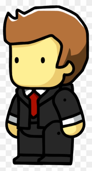 Businessman Male - Scribblenauts Man In Suit Clipart