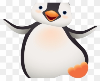 Original - Animated Penguin In Snow Clipart
