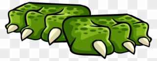 Green Dragon Feet - Dragon Feet Png Clipart