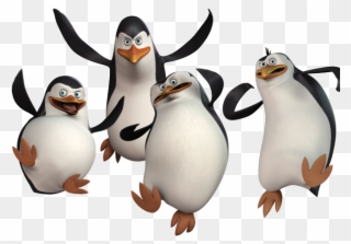 Penguin Clipart Penguine - Penguins Of Madagascar Vs Tmnt - Png Download