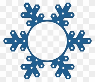 ○‿✿⁀winter‿✿⁀○ - Simple Snowflake Shape Png Clipart