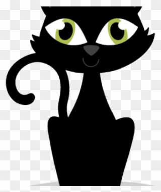 Black Cat Clipart Logo Black - Cat - Png Download