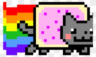 Nyan Cat Clipart Scratch Studio - 800 Pixels By 200 Pixels - Png Download