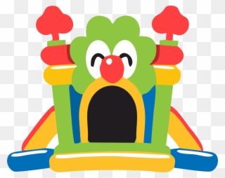 Bounce House - Jumping Castle Vector Png Clipart