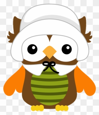 Thanksgiving Owl Pilgrim - Owl November Clip Art - Png Download