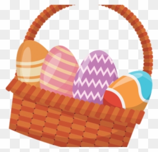 Picnic Basket Clipart Food Clipart - Easter Bunny - Png Download