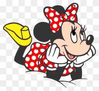 Turma Do Mickey Minnie Vermelha Png Imagens E Moldes - Mickey Mouse Dan Minnie Mouse Merah Clipart
