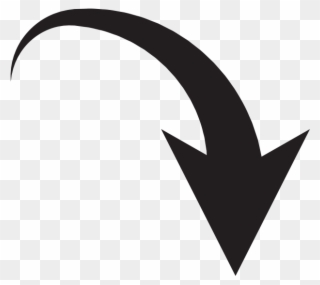Down Arrow - Emblem Clipart