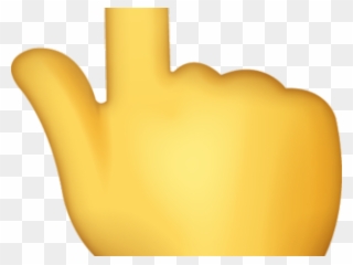 Hand Emoji Clipart Pointed Finger - Pointing Up Emoji Png Transparent Png