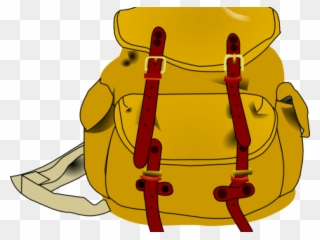 Backpack Clipart Svg - Illustration Sac À Dos - Png Download