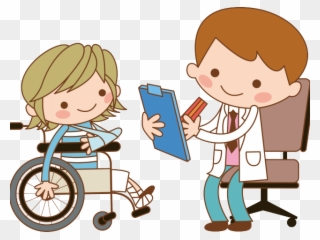 Situation Clipart Doctor Child Patient - Doctor And Patient Clipart - Png Download