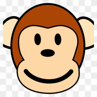 Monkey Face Drawing Cute Ba Cartoon Monkey Drawings - Monkey Clip Art - Png Download