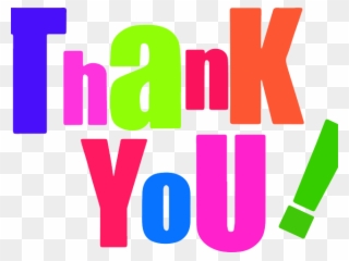 Thank You Clipart Art - Graphic Design - Png Download