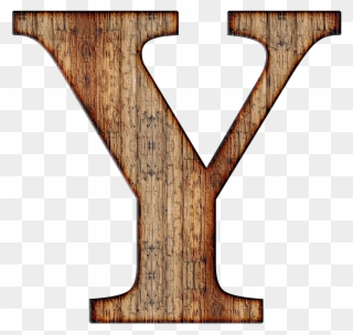 Wooden Capital Letter Y Clipart