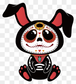 Tubes Halloween - Dia De Los Muertos Clipart - Png Download