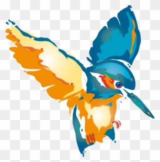 Kingfisher Clipart King Fisher - Kingfisher Graphic - Png Download
