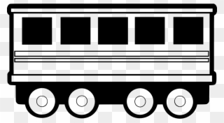 Railway Carriage Picture Download - Train Passenger Car Clipart - Png Download