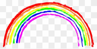 Rainbow Transparent Png - Crayon Rainbow Png Transparent Clipart