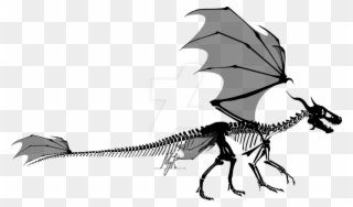 At Getdrawings Com Free For Personal Use - Dragon Skeleton Clipart