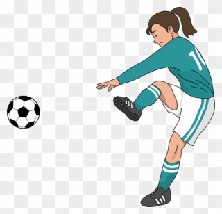 Clipart Soccer Player 7 Soccer Goal Clip Art Soccer - Png Football Player Women Transparent Png