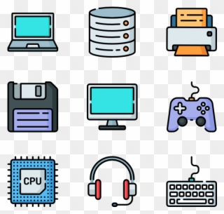 Computer Components - Food Vending Machine Icon Clipart