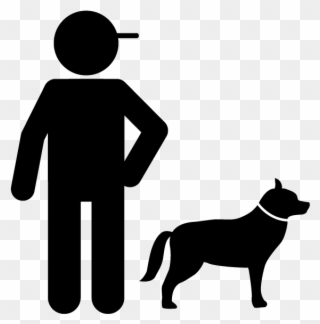 Dog Trainer - Trainer Dog Icon Png Clipart