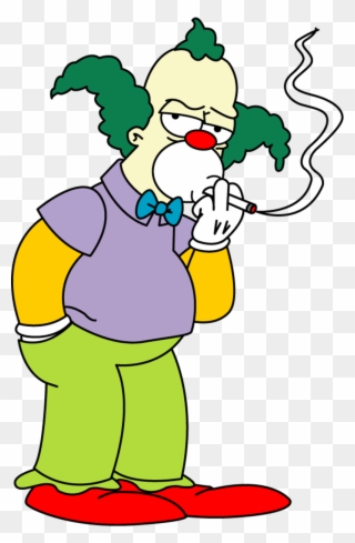 Krusty The Clown Clipart - Krusty Clown - Png Download