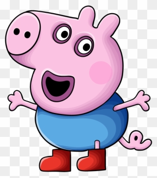 Peppa Pig Characters - Cartoon Superhero Easy To Draw Clipart