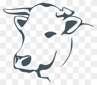 Cow - Cow Line Art Png Clipart