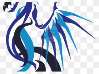 Blue Dragon Clipart Teal Baby - Logo Dragon Png Blue Transparent Png