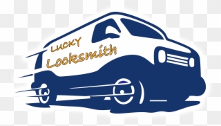 Luckylocksmith - Logo - - Van Travel Logo Clipart