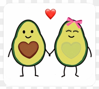 Couple Sticker - Aguacate Love Clipart