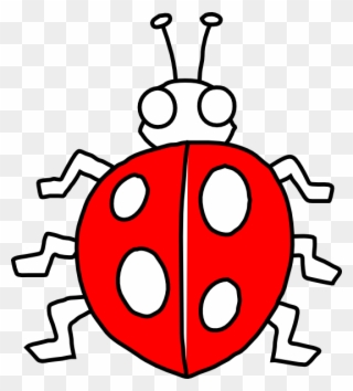 Outline Of A Ladybird Clipart