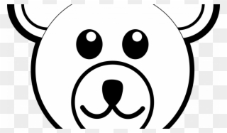 Download By Size - Bear Face Drawing Easy Clipart