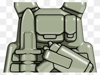Pirate Clipart Vest - Lego Combat Vest Black Commando - Png Download