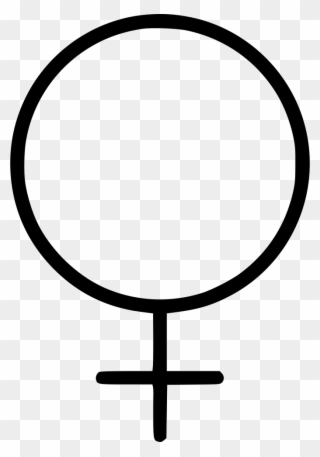Female Woman Sign Symbol Comments - Circle Clipart