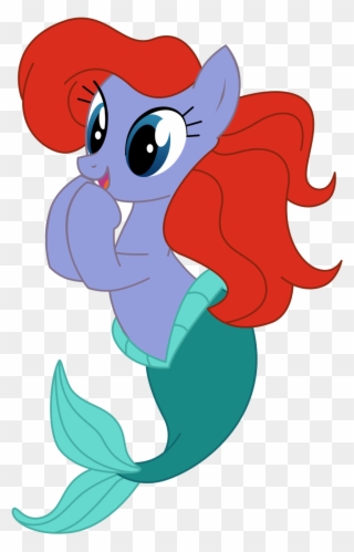 Ariel Pinkie Pie Belle Princess Jasmine Fish Mammal - My Little Pony Princess Ariel Clipart