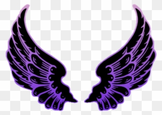 Angelwings Sticker - White Angel Wing Clipart - Png Download