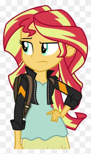 Image Royalty Free Download Artist Sketchmcreations - Mlp Equestria Girls Beach Sunset Shimmer Clipart