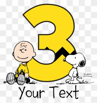Peanuts Birthday Baseball Jersey - Charlie Brown Birthday 1 Clipart