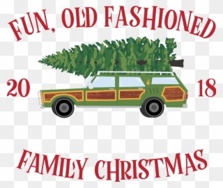 Fun, Old Fashioned Family Christmas - Family Car Clipart