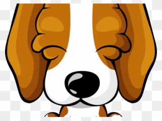 Beagle Clipart Pup - Beagle Face Cartoon Png Transparent Png