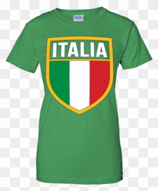 Italia Shield Logo Italy Patch Italian Flag Badge Apparel - Shirt Clipart