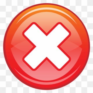Red X In Circle Clipart